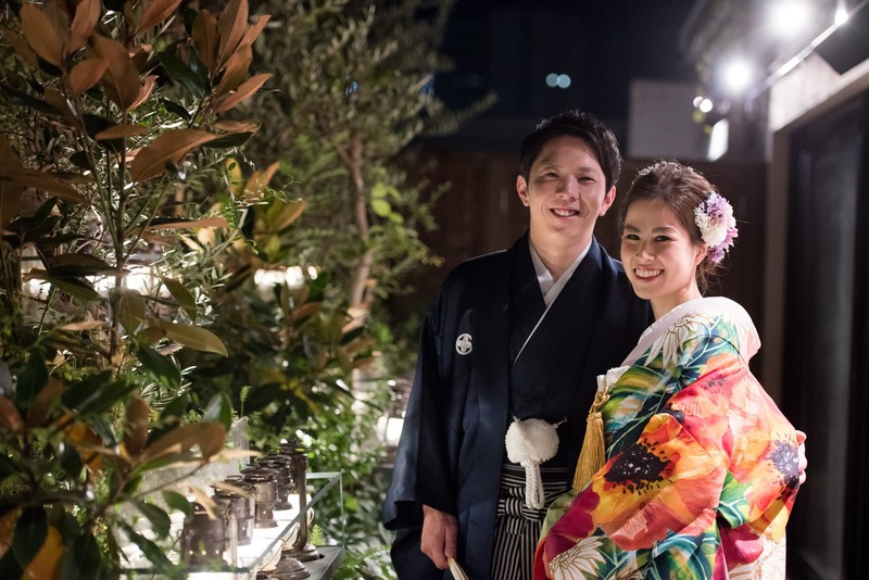 表参道ルシェルブランで挙式をされた和装花嫁さまをご紹介いたします(色打掛):華やかな色打掛がとってもお似合いです