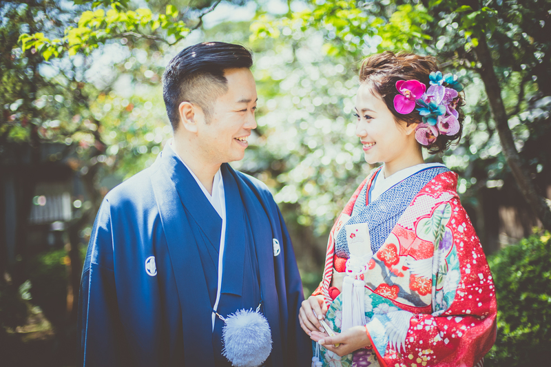 色打掛で前撮り撮影をされた花嫁さまをご紹介させていただきます。