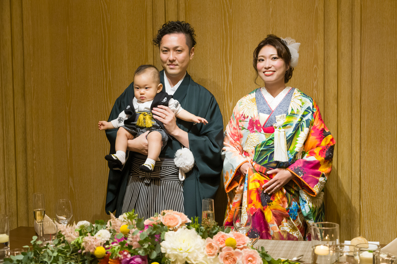 テンダーハウスにて挙式をされた和装花嫁さまをご紹介いたします(色打掛)