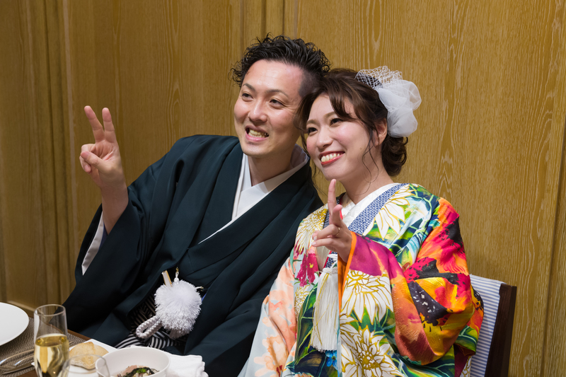 テンダーハウスにて挙式をされた和装花嫁さまをご紹介いたします(色打掛)