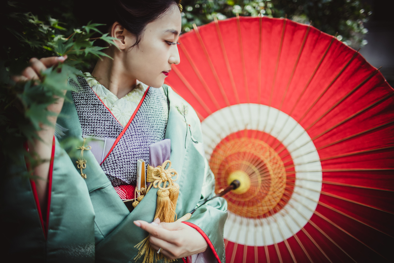 CUCURUフォトプランで前撮りされた和装花嫁さまのコーディネートをご紹介いたします(白無垢→色打掛)