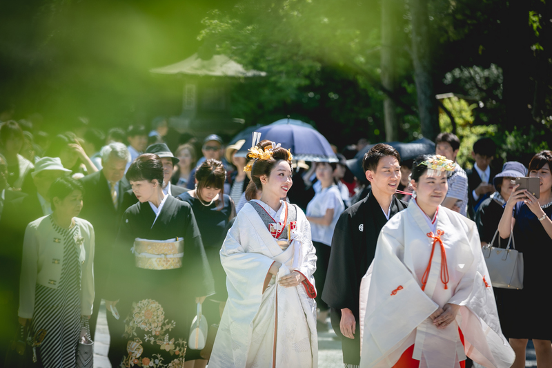 鶴岡八幡宮で神前式をされた花嫁さまをご紹介いたします(白無垢)