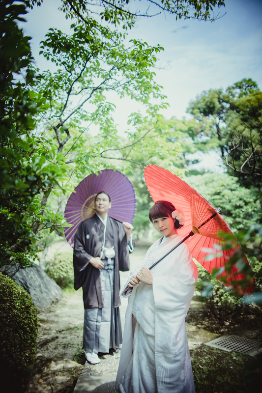 白無垢でロケーション撮影をされたCUCURUの和装花嫁さまをご紹介いたします。