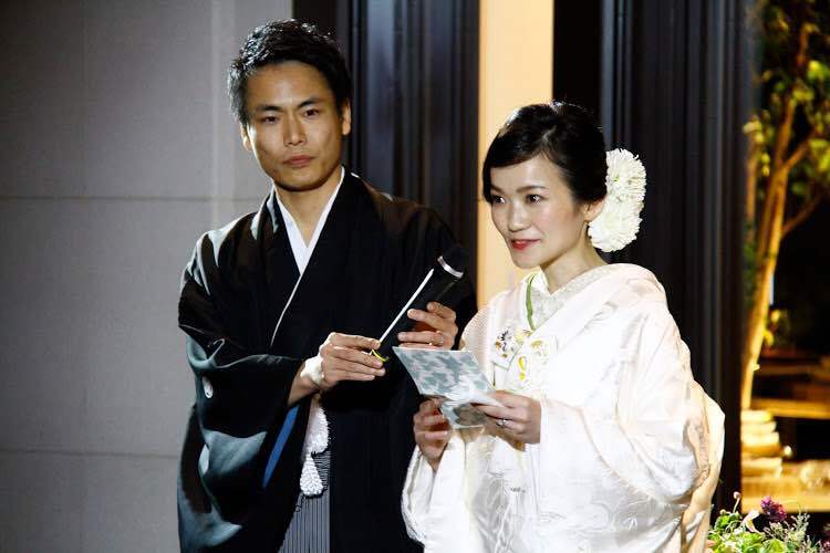 白無垢で挙式をされた先輩花嫁さま