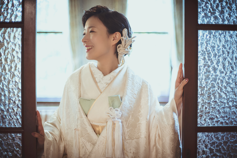 CUCURUフォトプランで前撮りされた和装花嫁さまをご紹介いたします(白無垢・ロケーション)