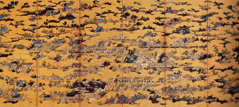 狩野永徳『洛中洛外図』に描かれている雲