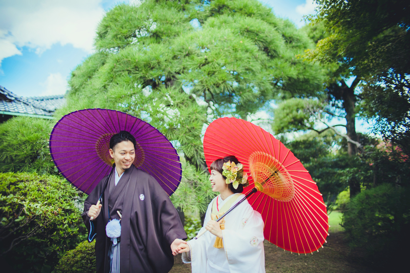 白無垢でロケーション撮影をされたCUCURUの和装花嫁さまをご紹介いたします。