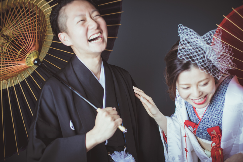 CUCURUフォトプランでスタジオ撮影をされた和装花嫁さまをご紹介いたします(白無垢)