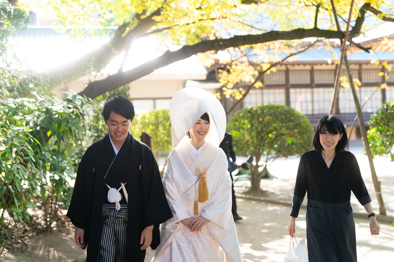 ホテル日航福岡でお式をされた和装花嫁さまをご紹介いたします(白無垢・色打掛)