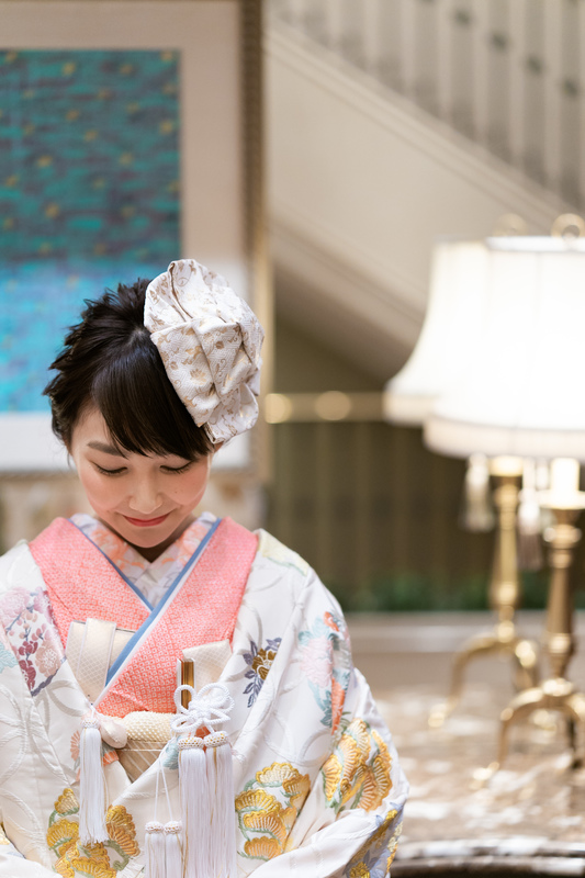 ホテル日航福岡でお式をされた和装花嫁さまをご紹介いたします(白無垢・色打掛)