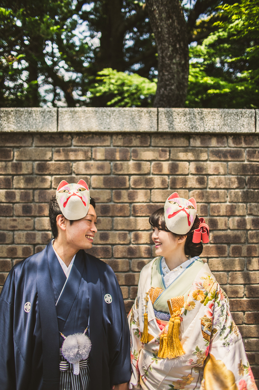 CUCURUフォトプランで撮影された和装花嫁さまをご紹介いたします(色打掛)