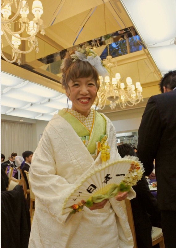 アルモニーソルーナ表参道で挙式をされた和装花嫁さまをご紹介(白無垢):白無垢×グリーンのコーディネート