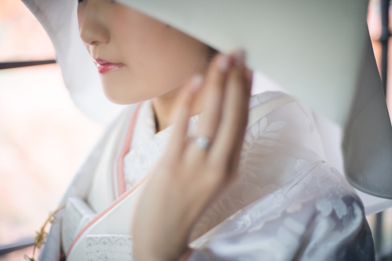 綿帽子姿もかわいらしく