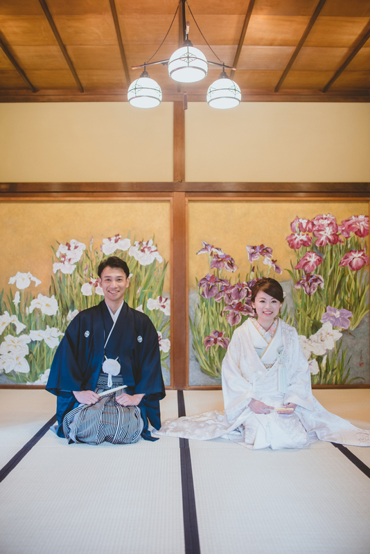 CUCURUフォトプランでロケーション撮影をされた和装花嫁さまのご紹介(白無垢・色打掛)