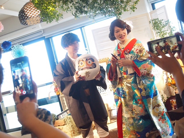 シエロイリオ蔵前さまでお式をされた和装花嫁さまのご紹介(色打掛)